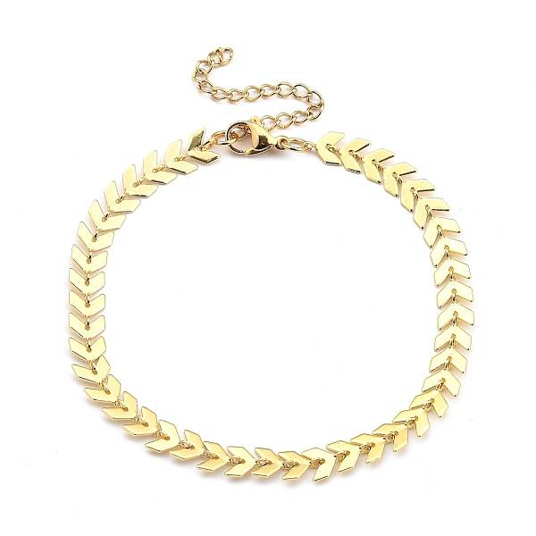 Brass Cobs Chain Bracelets