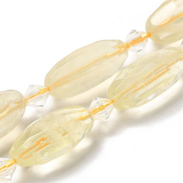 Natural Lemon Quartz Beads Strands