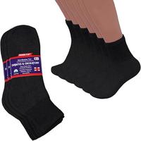 DIAMOND STAR Diabetic Ankle Socks, Non-Binding Circulatory Doctor Approved Cushion Cotton Quarter Socks for Men’s Women’s...