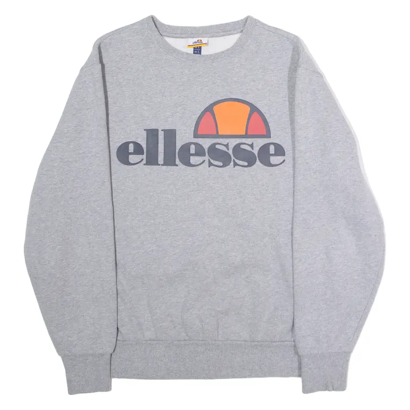 ELLESSE Mens Sweatshirt Grey Crew Neck L