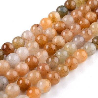 Natural White Jade Beads