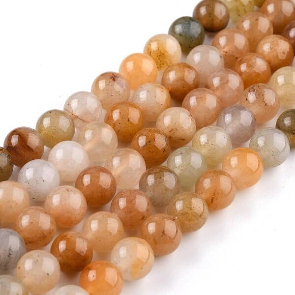Natural White Jade Beads