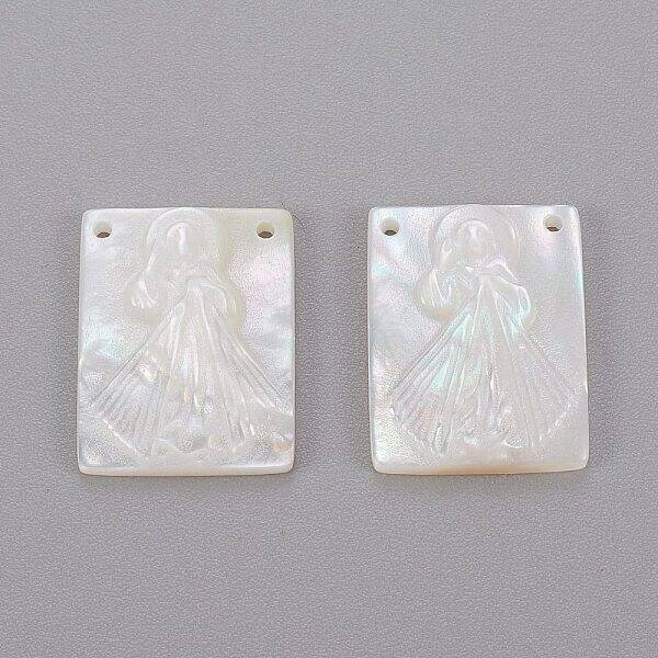 Natural White Shell Mother of Pearl Shell Pendants