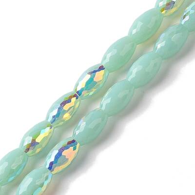 AB Color Plated Electroplate Beads Strands