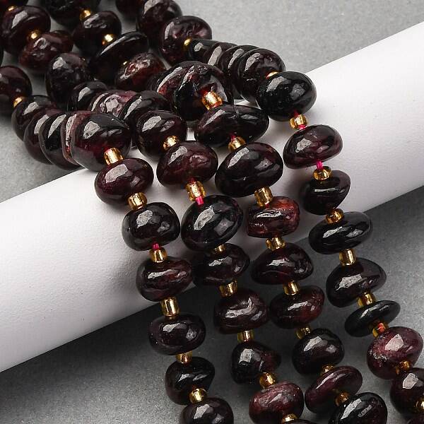 Natural Garnet Beads Strands