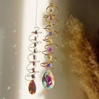 Faceted Glass Suncatchers