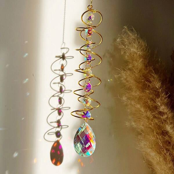 Faceted Glass Suncatchers