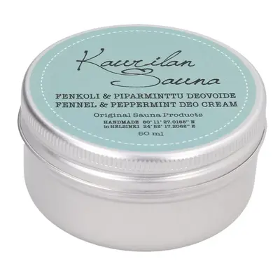 Kaurilan sauna Vegan Deodorant Cream Fennel and Peppermint (50 ml)
