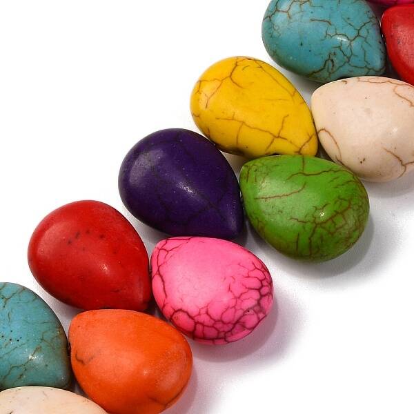 Synthetic Turquoise Beads Strands