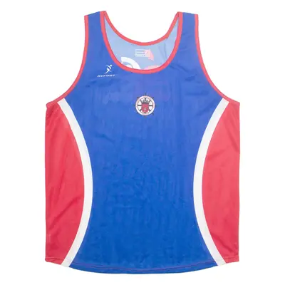 BEFOOT Alhandra Sporting Club Nautica Mens Jersey Blue Sleeveless USA 2XL