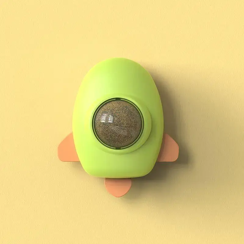 Rocket Design Cat Teaser Toy, Interactive Cat Teaser Toy, Cat Teething Toy, Cat Chewing Toy, Indoor and Outdoor Fun Toy for C...