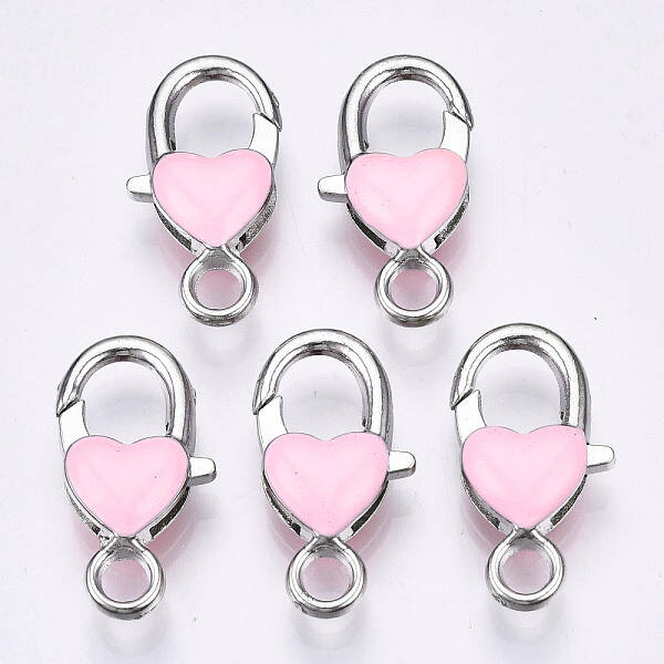 Alloy Enamel Lobster Claw Clasps
