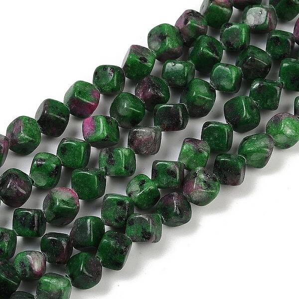 Natural Ruby in Zoisite Beads Strands