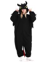 Unisex Men Women's  Dragon Onesie Pajama Jumpsuit - Cartoon Animal  Halloween & Christmas Party Costume, Comfy Loungewear Sle...