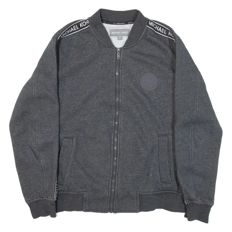 MICHAEL KORS Mens Bomber Jacket Grey M