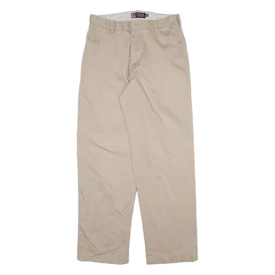 CHAPS Mens Trousers Beige Regular Straight W30 L30