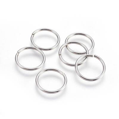 Tarnish Resistant 304 Stainless Steel Open Jump Rings