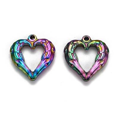 304 Stainless Steel Open Pendants