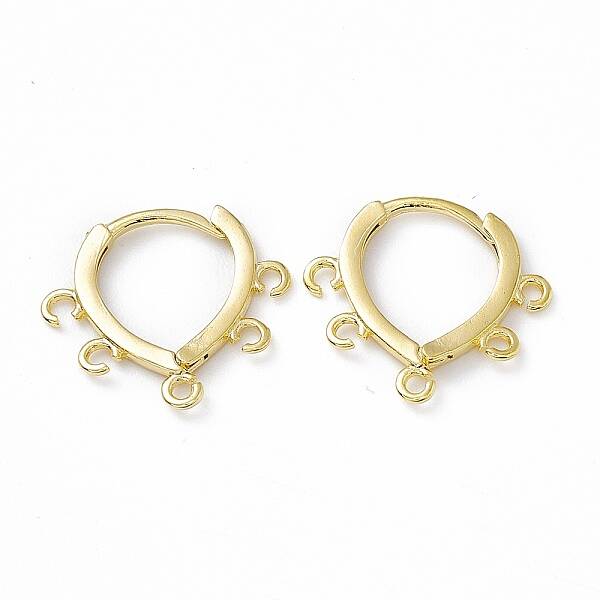 Brass Hoop Earring Findings