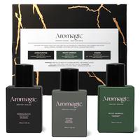 【FathersDayGift】Aromagic Men's Luxury Mini Perfume Trio, 3 x 30ml Travel Set - Long Lasting Fragrance Gift Box, OCEAN, Ou...