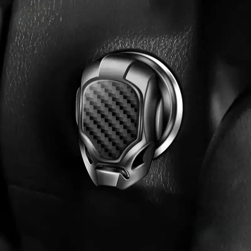 3D Metal Engine Ignition Start Stop Push Button Sticker, One Button Ignition Key Decorative Switch Button Cover, Car Interior...