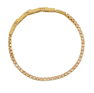 Liu Jo Bracciale Scintillante Placcato Oro Con Cristalli Mlj339