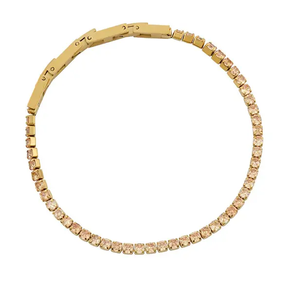Liu Jo Bracciale Scintillante Placcato Oro Con Cristalli Mlj339