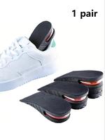 Black Invisible Height Increasing Shoes Insoles, for Women's Shoes, Height Increase Insole, Soft Shock-absorbing Height Boost...