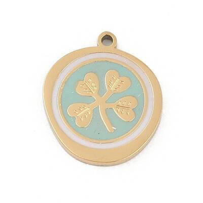 304 Stainless Steel Enamel Pendants