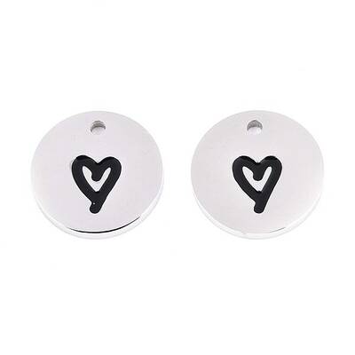 304 Stainless Steel Enamel Charms