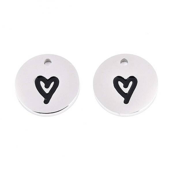 304 Stainless Steel Enamel Charms
