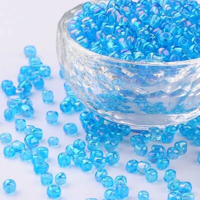 (Repacking Service Available) Round Glass Seed Beads