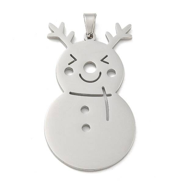 Christmas Theme 304 Stainless Steel Pendants