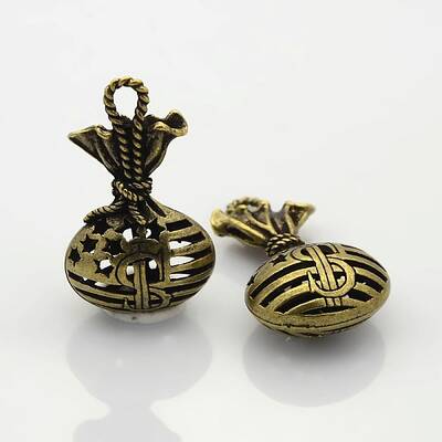 Hollow Tibetan Style Alloy Pendants