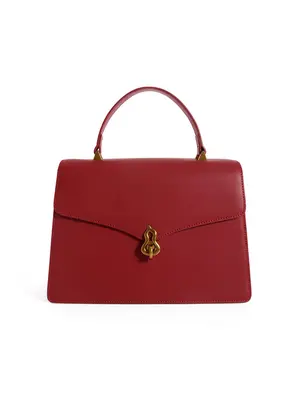 Smting top handle flap bag with Hulu Lock