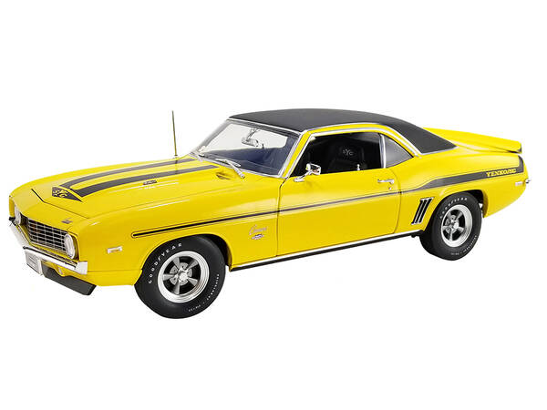 1969 Chevrolet Yenko Camaro Daytona Yellow with Black Stripes and Black Vinyl Top Limited Edition to 420 pieces Worldwide 1/1...