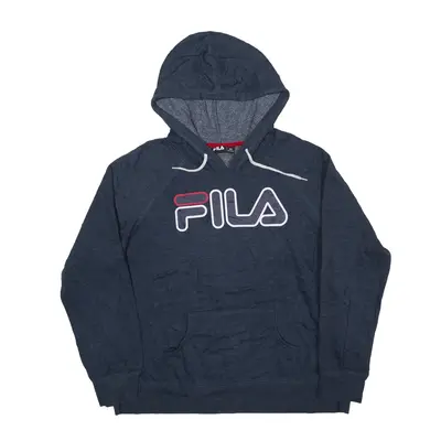 FILA Hoodie Blue Pullover Womens 2XL