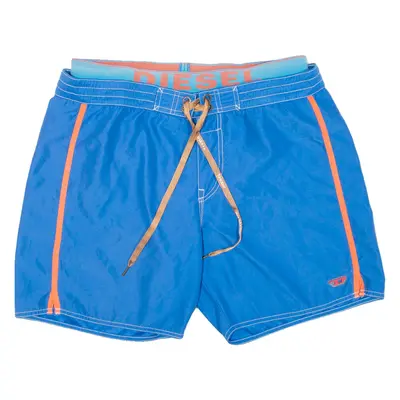 DIESEL Mesh Lining Mens Swimming Shorts Blue L W32
