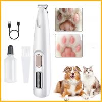 Pet Trimmer - Waterproof Rechargeable Pet Shaver with LED Light, Multifunctional Trimming for Dogs and Cats, Waterproof and R...