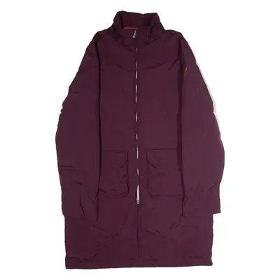 MUSTO Womens Puffer Coat Maroon Nylon UK 16