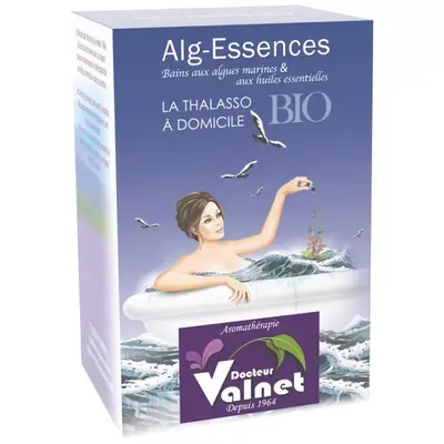 Dr. Valnet Alg Essences Box of 3 Baths Box of 3 Sachets of Algae + 3 Essential Oils