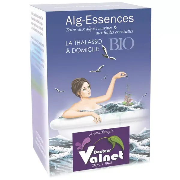 Dr. Valnet Alg Essences Box of 3 Baths Box of 3 Sachets of Algae + 3 Essential Oils