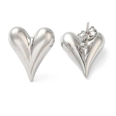 Brass Stud Earrings for Women