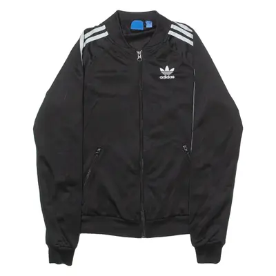 ADIDAS ORIGINALS Womens Track Jacket Black UK 6