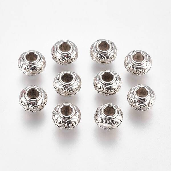 Alloy European Beads