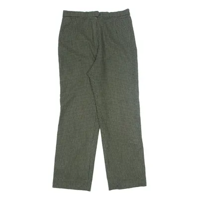 Check Green Trousers W28 L28