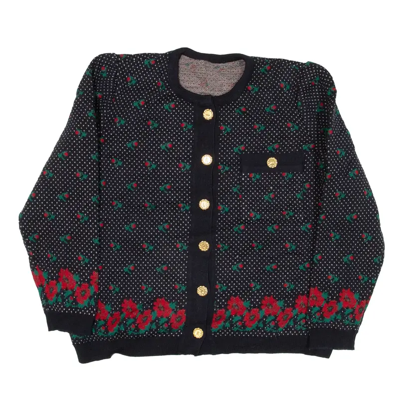 LOLO Blue Patterned Cardigan M