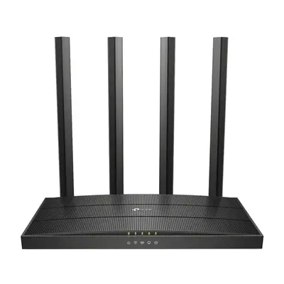 Archer-A6-V4 TP-LINK AC1200 Series Dual Band 802.11ax 5GHz MU-MIMO 4-Ports LAN 1-Port WAN RJ-45 4x Fixed High-Performance An...