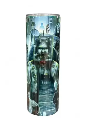 Thirteen (13) Ghost - 20oz oz 20 oz. 20oz. - Skinny Straight Sublimation Tumbler - Amy's Tumbler Junkies - Your Favorite Tumb...