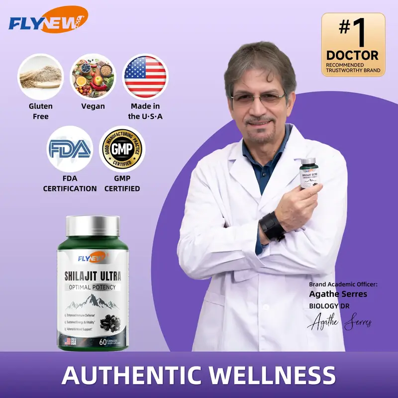 FlyNew Alpha Brain Nootropic Brain Supplement for Men & Women | Memory, Mental Clarity & Cognitive Improvement | Focus Capsul...